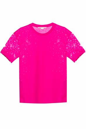 T-shirt with cut-out stars, zdjęcie 1 T-shirt with cut-out stars od Stella McCartney